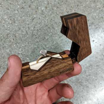 Decided To Make a Ring Box, And Ask My Girlfriend A Question