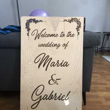 Finally used the pro slot! Wedding sign