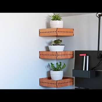 Corner Shelves for Plants