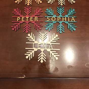 Christmas Snowflake Ornament