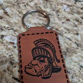 "Leather" Keychain