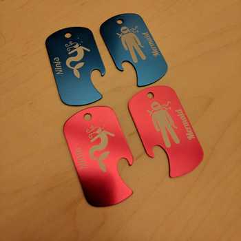 Anodized Aluminum Keychains