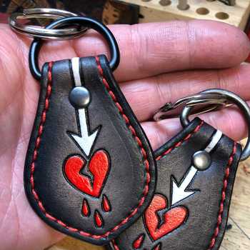 Black beard keychains