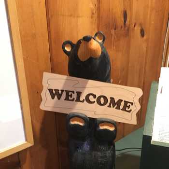 Bear Welcome Sign